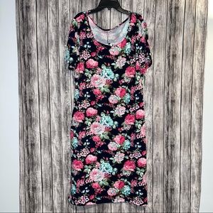 Plus size midi dress